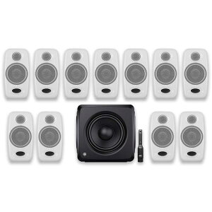 iLoud Micro Monitor Pro + iLoud Sub 7.1.4 Bundle (White)(iLoud 7.1.4 Immersive Bundles)(�C�}�[�V�u�������)(�A�C�P�[�}���`���f�B�A)(���j�^�[�X�s�[�J�[)(�T�u�E�[�t�@�[) IK Multimedia (�V�i)