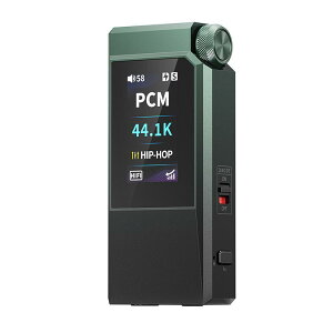 [���\�񏤕i�E10��17�������\��] QX11 Dark Green - �_�[�N�O���[�� �t�B�[�I �w�b�h�z���A���v DAC���� �����}�C�N���� �J���[�f�B�X�v���C USB Type-C���� �|�[�^�u���I�[�f�B�I FIO-QX11-GR FiiO (�V�i)