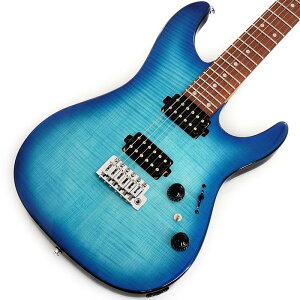 AZ Standard AZ24S1F-TXB (Transparent Turquoise Burst) Ibanez (Vi)