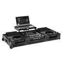 U91111BL Ultimate フライトケースセット CDJ-3000X/A9 (ラップトップシェルフ&ホイール付)(ユーディージー) UDG (新品)
