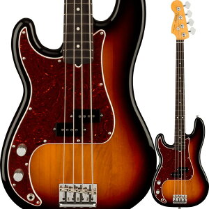 【入荷待ち、ご予約受付中】 American Professional II Precision Bass LEFT-HAND (3-Color Sunburst/Rosewood) Fender USA (新品)