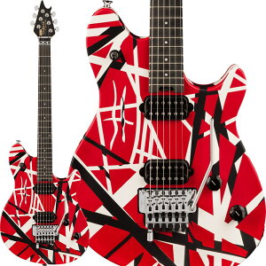 Wolfgang Special Striped Series (Red Black and White/Ebony) EVH (Vi)