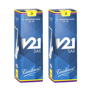 【2個セット】《硬さ:3.0》テナーサックス用リード バンドレン V21 VANDOREN (新品)