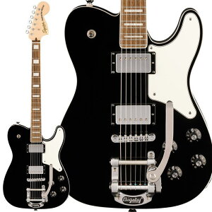 Paranormal Troublemaker Telecaster Deluxe Bigsby (Black) Squier by Fender (�V�i)