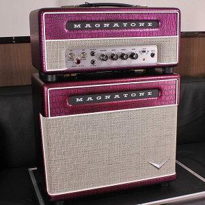 Billy Gibbons Collection Baby M-80 Head & 1x10 Cabinet Set CHROME GRAPE Magnatone (Vi)