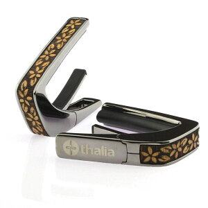 DELUXE Series Black Chrome HAWAIIAN KOA PLUMERIA LEI [�V�d�l] �^���A�J�| Thalia Capo (�V�i)