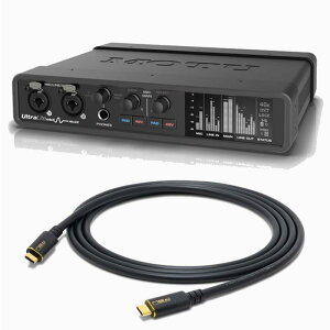 zB UltraLite mk5 + Oyaide SCI-04@Zbg(c)(USB-CI[fBIC^[tFCX)(ICf)(Thunderbolt3݊USB4 Type-C-Type-C@1.2m) MOTU (Vi)