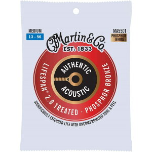 Authentic Acoustic LIFESPAN 2.0 92/8 Phosphor Bronze MA550T [Medium/13-56] MARTIN (�V�i)