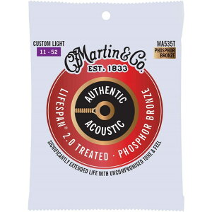 Authentic Acoustic LIFESPAN 2.0 92/8 Phosphor Bronze MA535T [Custom Light/11-52] MARTIN (�V�i)