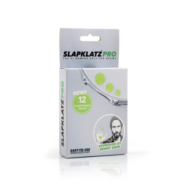 SlapKlatz PRO Ver.2 Drum Dampeners - GEL Alien Green SlapKlatz (新品)