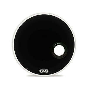 BD24REMAD [EMAD Resonant Black 24 / Bass Drum]y1ply C 7.5milz EVANS (Vi)