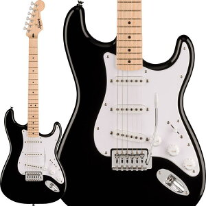 Squier Sonic Stratocaster (Black/Maple) Squier by Fender (Vi)