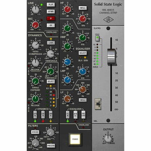 SSL 4000 E Channel Strip (ユニバーサルオーディオ)(UAD Native)(オンライン納品) Universal Audio (新品)