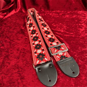 yH̃X[p[Z[z BK/Tulip WH/Star on Red Souldier Strap (Vi)
