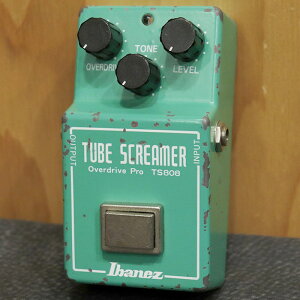 VINTAGE TS-808 Tube Screamer Overdrive Pro Large Case '81 Ibanez (���B���e�[�W ���g�p������)