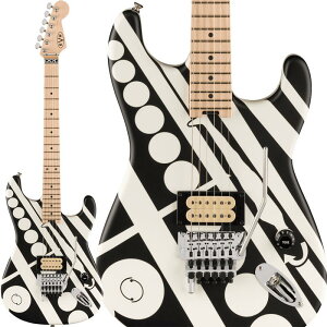 Striped Series Circles (White and Black/Maple) EVH (Vi)