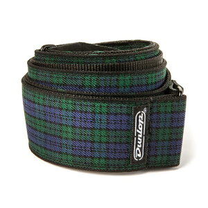 �y�t���Z�[���z D67-31 JACQUARD BLACK WATCH PLAID STRAP Dunlop (Jim Dunlop) (�V�i)