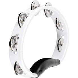 HEADLINER SERIES Hand Held ABS TAMBOURIN - White / Single Row Jingle [HTWH] MEINL (新品)