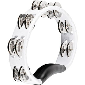 HEADLINER SERIES Hand Held ABS TAMBOURIN - White / Double Row Jingle [HTMT1WH] MEINL (新品)