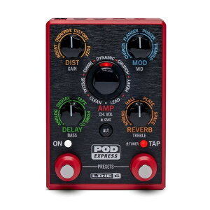 翌日配達 【展示処分特価】POD Express Guitar Line6 (アウトレット 新品特価)