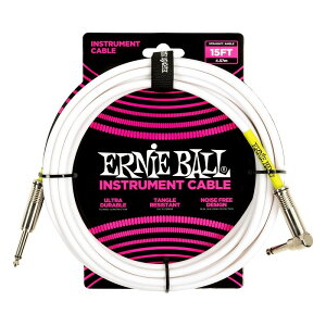 �����z�B �y�������Z�Z�[���z Classic Instrument Cable 15ft S/L White [#6400] ERNIE BALL (�V�i)