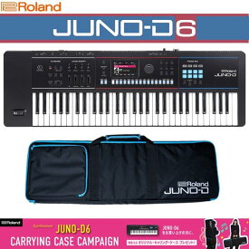 翌日配達 JUNO-D6 SYNTHESIZER シンセサイザー(オリジナルキャリングケースプレゼント) ローランド ※配送事項要ご確認 Roland (新品)