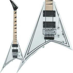 X Series Rhoads RRX24M (Snow White with Black Pinstripes) Jackson (Vi)