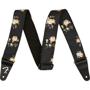 Floral Strap (Black) [#0990638006] Fender USA (Vi)