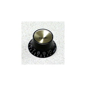 Selected Parts / Metric Reflector Knob Volume BK (Gold Top) [8855] Montreux (�V�i)