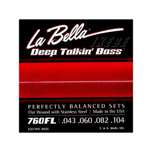 760FL / Flat Wound Stainless Steel Bass Strings La Bella (�V�i)