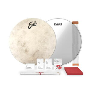 CalfTone Snare Tune Up Kit - CalfTone + Snareside300 + Concert Snarewire [ESTUK-14C7-1] EVANS (�V�i)