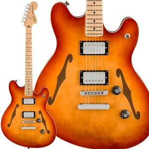 Affinity Series Starcaster Deluxe (Sienna Sunburst / Maple Fingerboard) Squier by Fender (新品)
