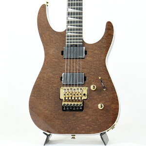 MJ Series Dinky DK FF Burl Mahogany (Dark Mocha/Ebony) Jackson (Vi)