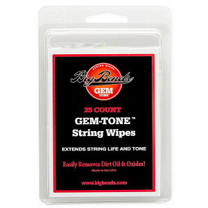�����z�B �y�t���Z�[���z Gem-Tone String Wipes(25pcs) Big Bends (�V�i)