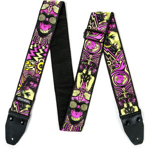 I Love Dust Jacquard Straps Smoking Moon (ILD06) Dunlop (Jim Dunlop) (�V�i)