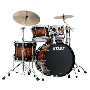 WBS42S-MBR [Starclassic Walnut/Birch 4pc Set/Molten Brown Burst] �y22BD�C16FT�C12 & 10TT�z�y�����񂹕i�z TAMA (�V�i)