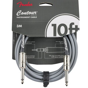CONTOUR SERIES INSTRUMENT CABLE (10feet/INCA SILVER)(#0990571124) Fender USA (�V�i)
