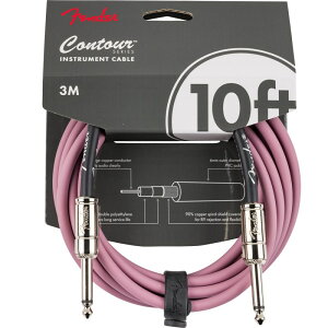 CONTOUR SERIES INSTRUMENT CABLE (10feet/BURGANDY MIST)(#0990571166) Fender USA (Vi)