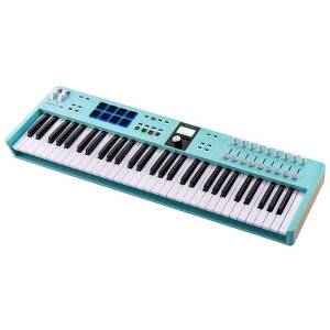 �����z�B KEYLAB ESSENTIAL 61 MK3 AQUAMARINE (�A�[�g���A)(MIDI�R���g���[���[)(����J���[)(�A�N�A�}����) Arturia (�V�i)