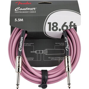 CONTOUR SERIES INSTRUMENT CABLE (18.6feet/BARGUNDY MIST)(#0990571866) Fender USA (Vi)