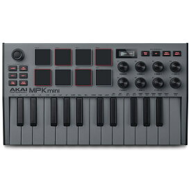 あす楽 MPK mini Special Edition Grey (25鍵USB-MIDIキーボードコントローラー) AKAI (新品)
