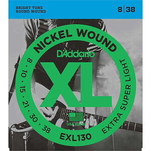 XL Nickel Electric Guitar Strings EXL130 (Extra-Super Light/08-38) D�fAddario (�V�i)
