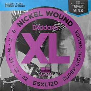Electric Guitar Strings ESXL120 DfAddario (Vi)