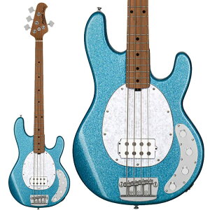 Ray34 (Blue Sparkle/Maple) Sterling by MUSICMAN (Vi)