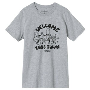 yH̃X[p[Z[z Welcome to Tube Town Tee (Gray)C (Medium) [MA-TEE-TOWN-GRY-MD] Gibson (Vi)