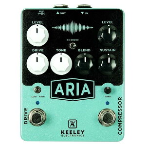 翌日配達 Aria Compressor Drive(キーリー)オーバードライブ コンプレッサー 【オリジナルTシャツプレゼント】 keeley (新品)