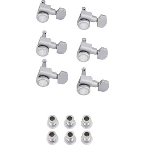 zB yH̃X[p[Z[z Locking Stratocaster/Telecaster Tuning Machine Sets Brushed Chrome (6) [0990818000] Fender USA (Vi)