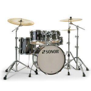 SN-AQ2ST #TSB [AQ2 STUDIO Shell Set / Transparent Stain Black] �y�V���o���A�n�[�h�E�F�A�ʔ��z SONOR (�V�i)