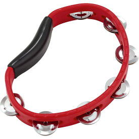 HEADLINER SERIES Hand Held ABS TAMBOURIN - Red / Single Row Jingle [HTR] MEINL (新品)