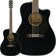 【夏のボーナスセール】Fender CC-60SCE CONCERT (BLK) フェンダー Fender Acoustics (新品)